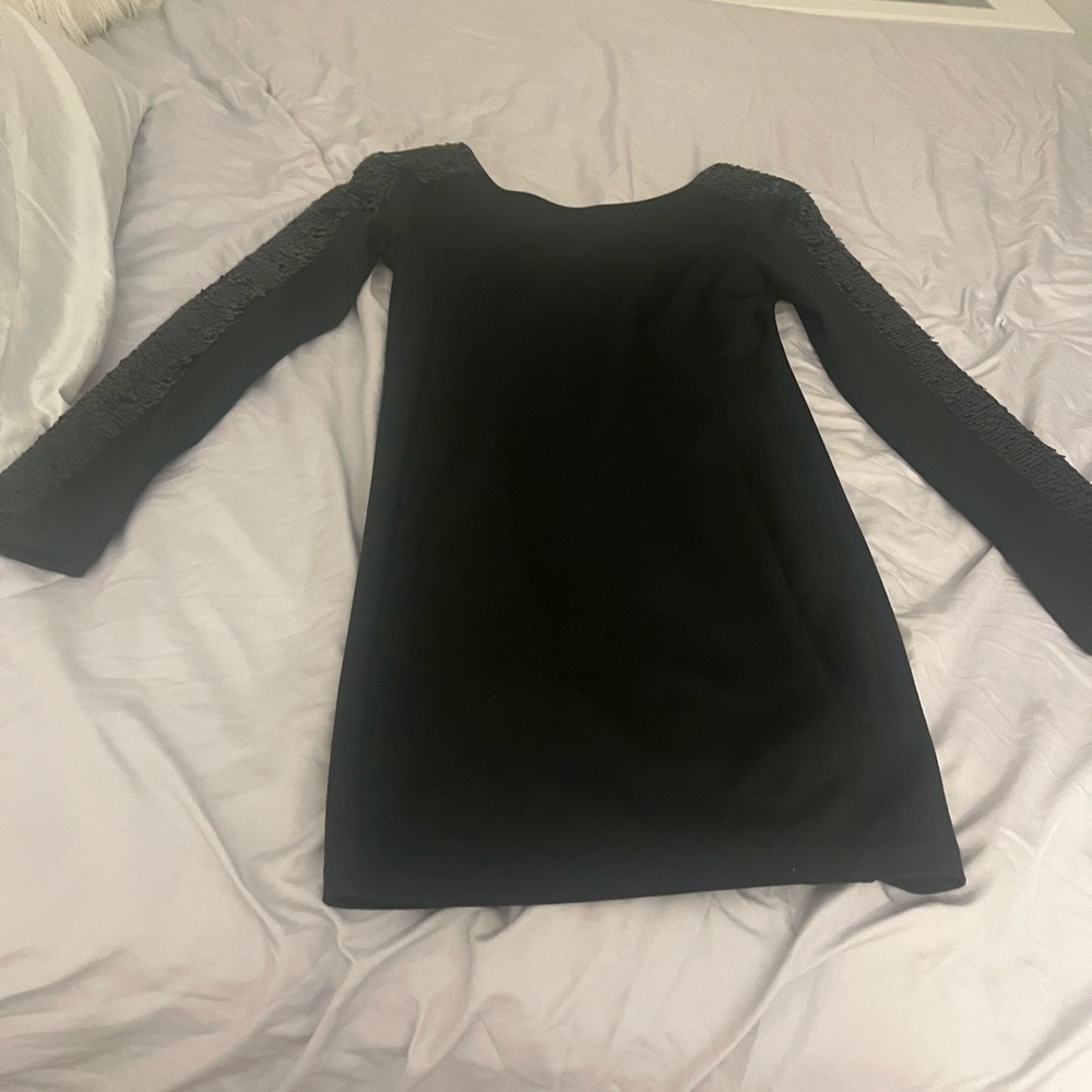Armani Exchange Black Medium fitted  mini dress